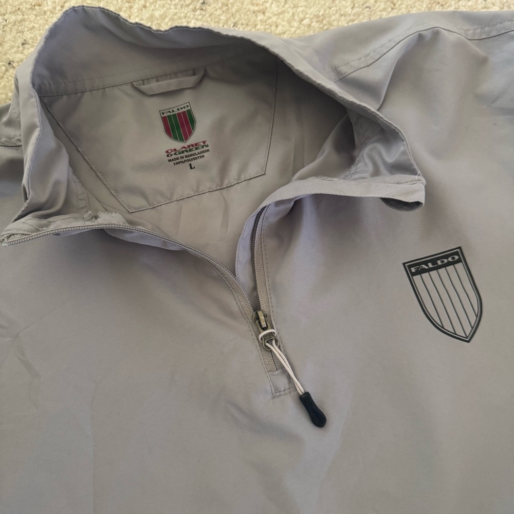 Aldo Light Gray Quarter-Zip Pullover